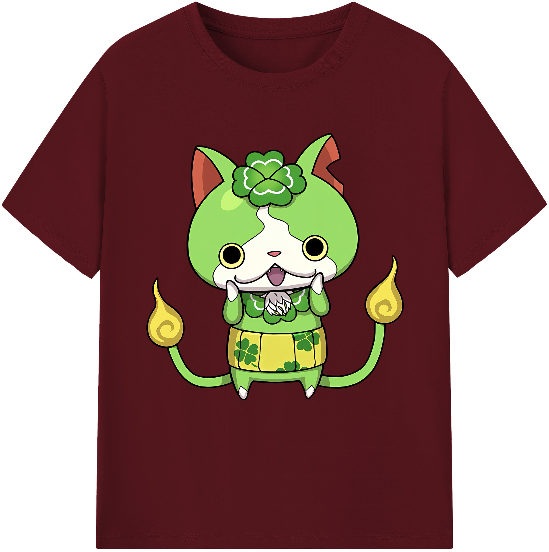 （画像用） 妖怪ウォッチ Yo-kai Watch 綿100％半袖Tシャツ（フロントプリント）